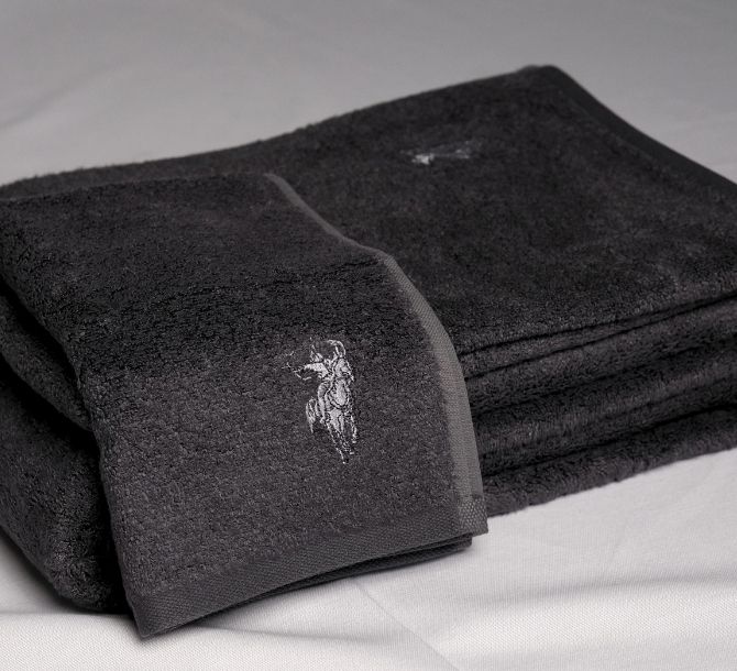 Tomris Anthracite Towel Set